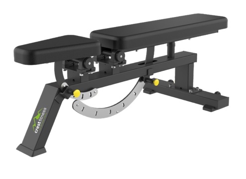 CREST FITNESS designed in USA - MULTI ADJUSTABLE BENCH STAR
